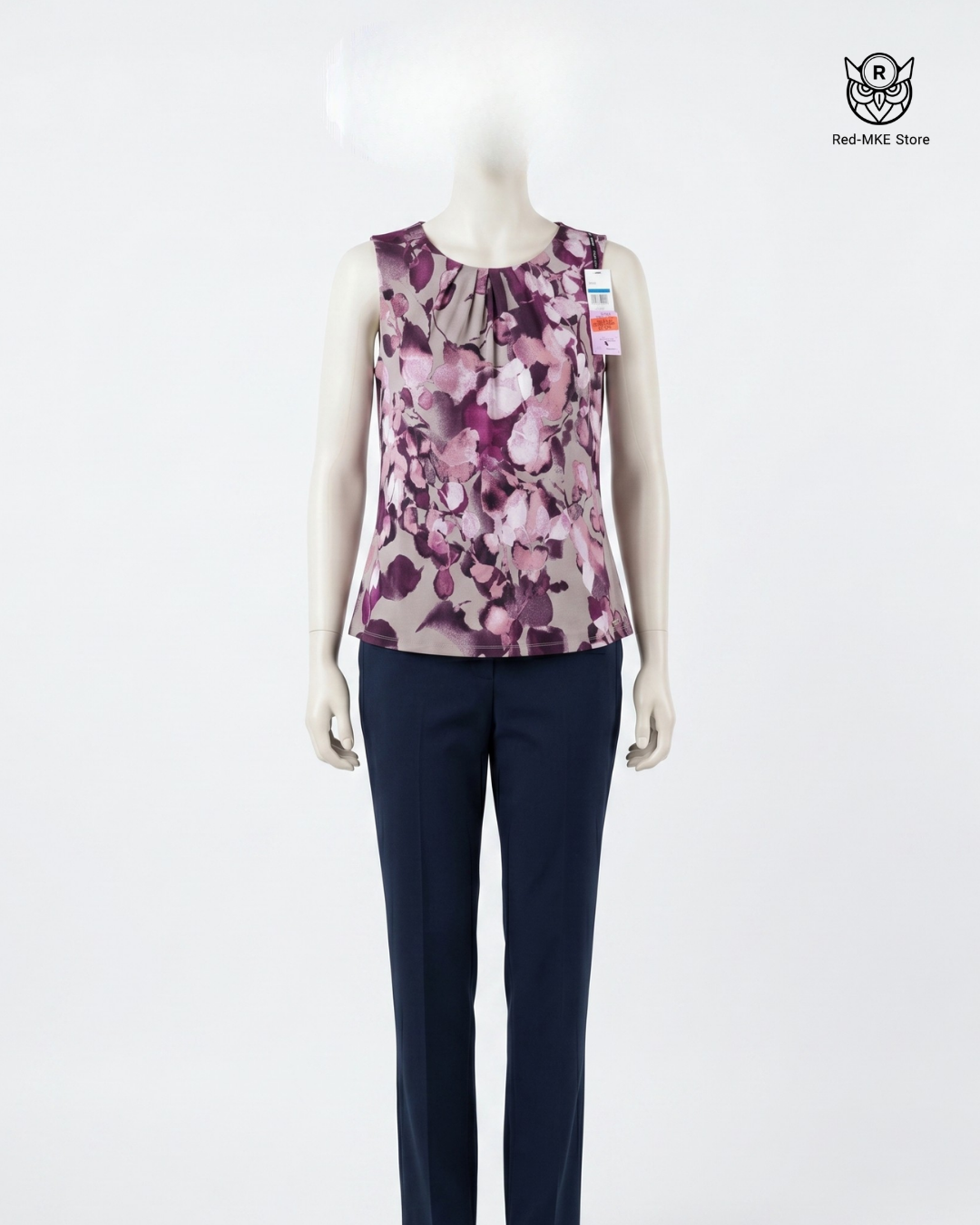 Blusa Flores Morada