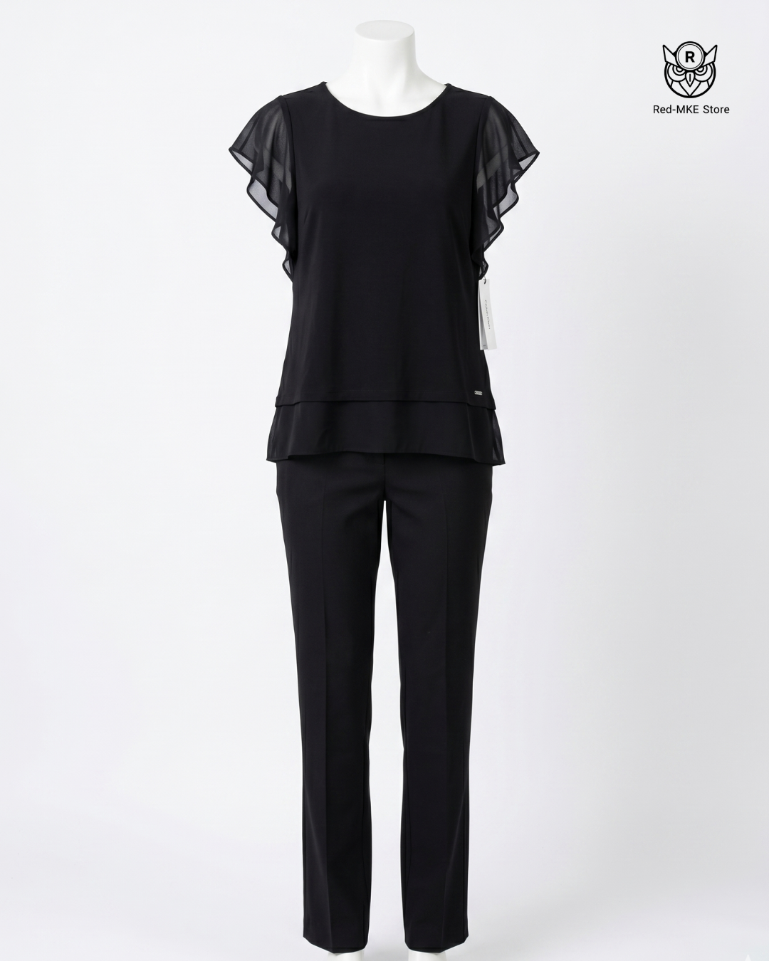 Blusa Negra con encajes