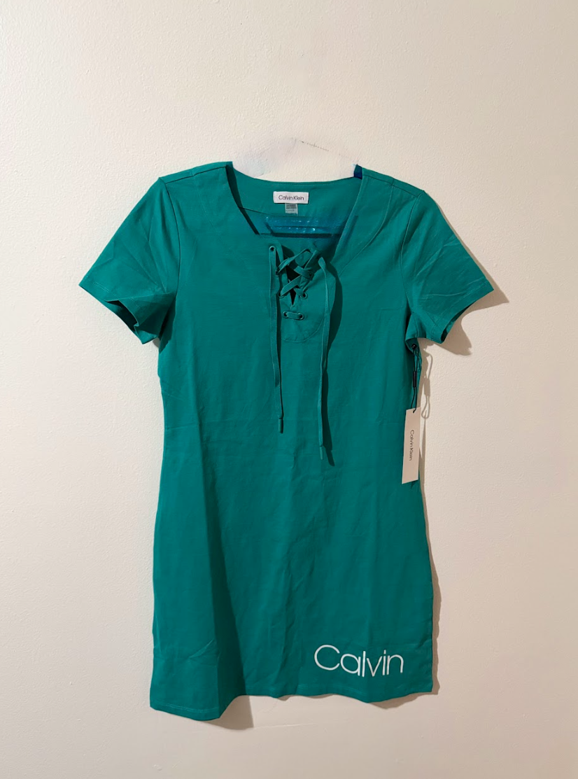 Vestido Calvin Klein Lace-Up Edition