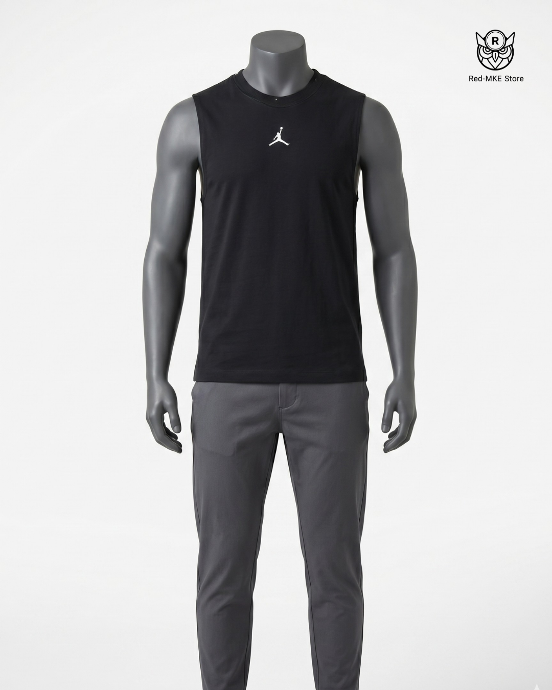 Camiseta Deportiva Negra sin mangas