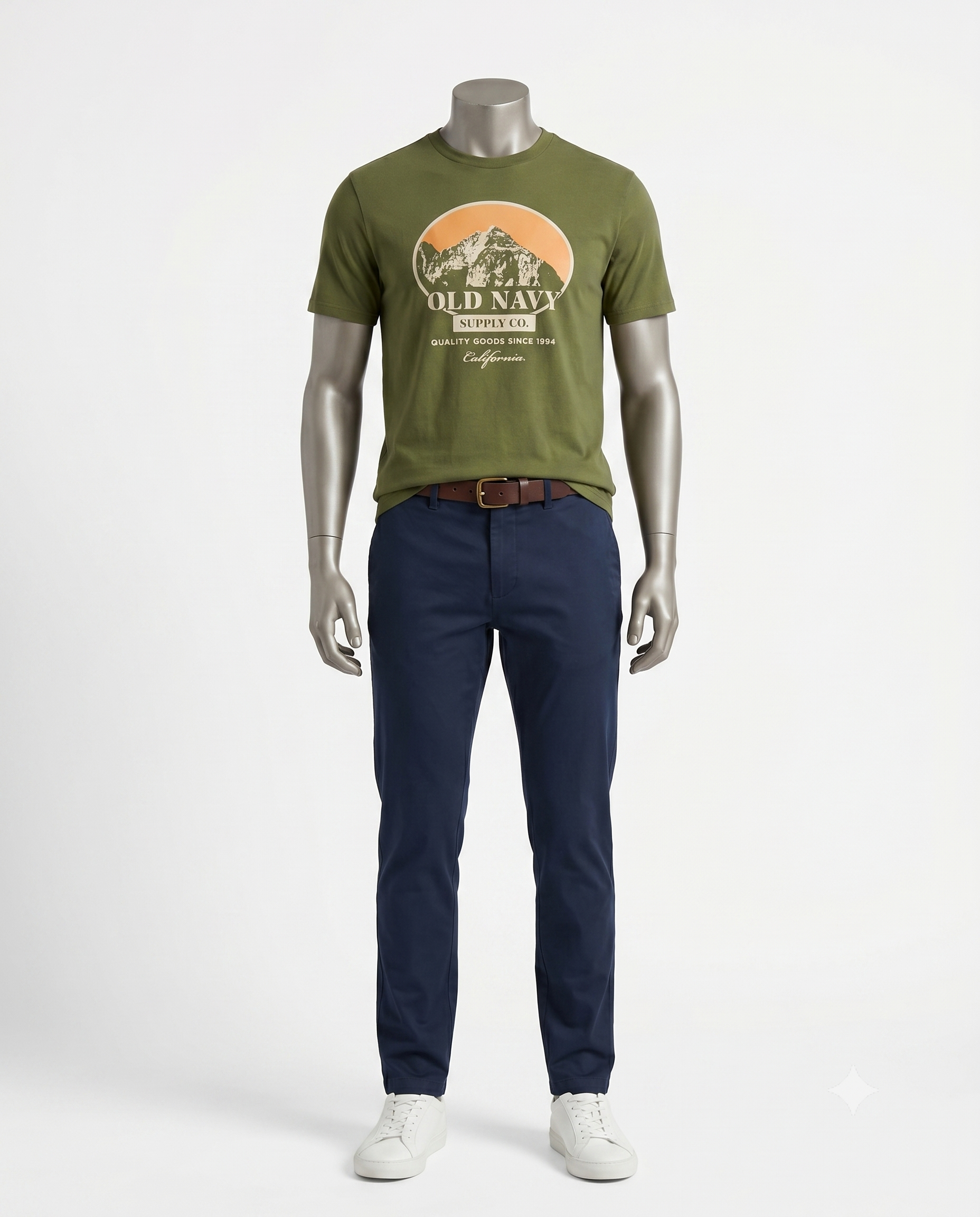 Playera Gráfica Old Navy Supply Co. – Estilo Aventurero & Espíritu de Montaña