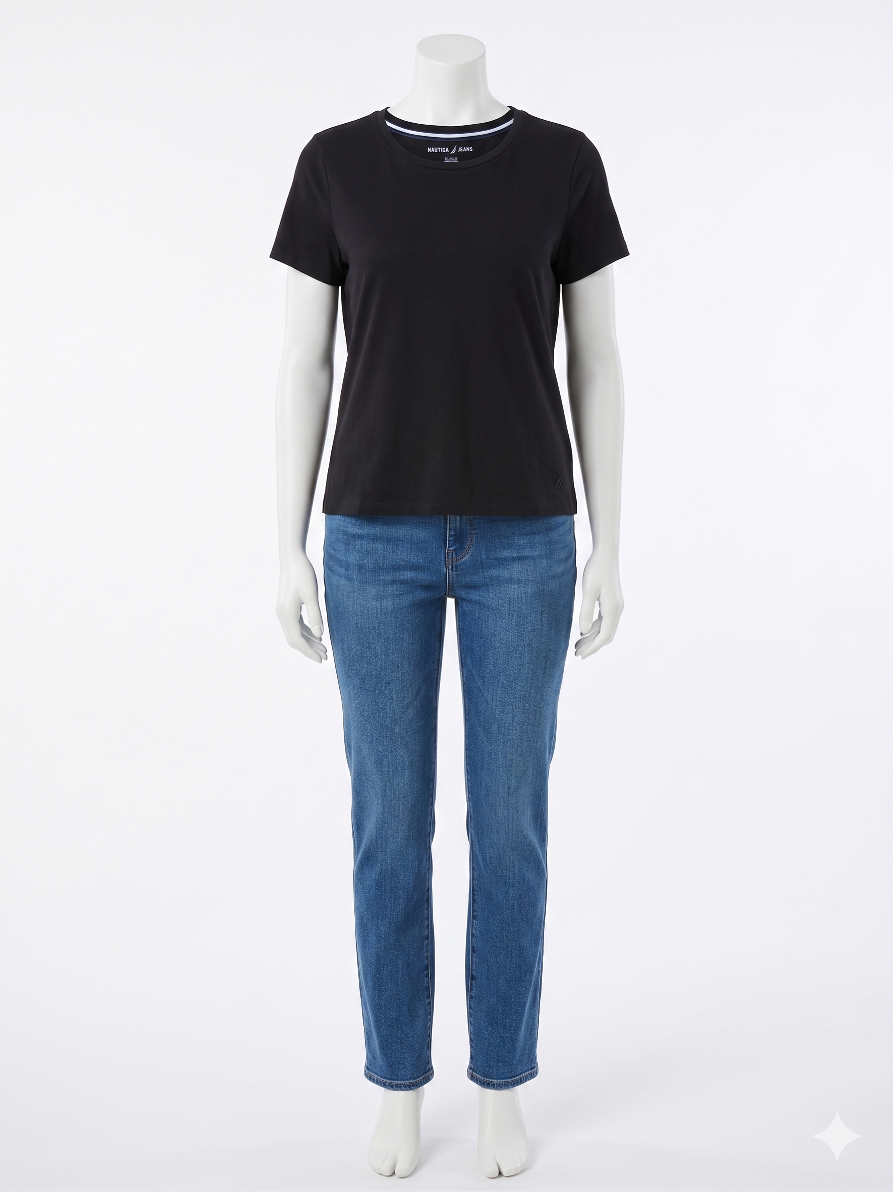 Playera Nautica Jeans Co. Essential Tee – Minimalismo Náutico & Máximo Confort Diario