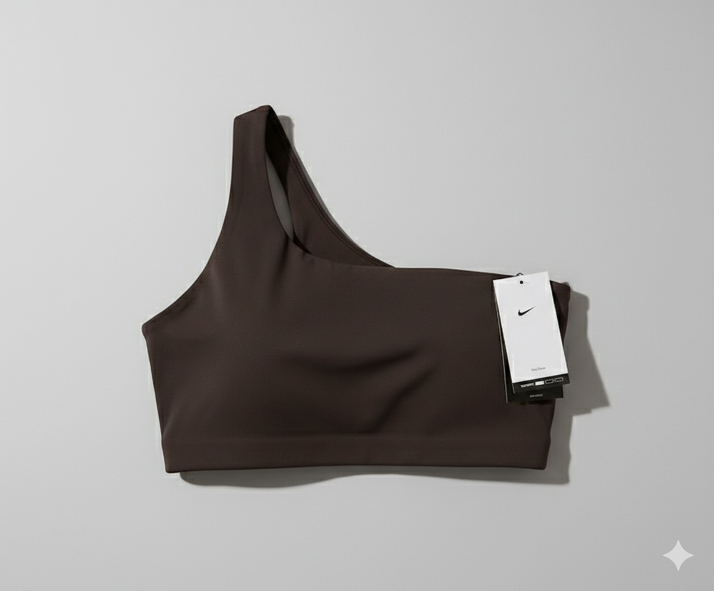 Top Deportivo Nike Zenvy – Diseño de un Solo Hombro
