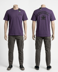 Playera Converse All Star Double Graphic – Estilo Urbano & Tono Púrpura Profundo