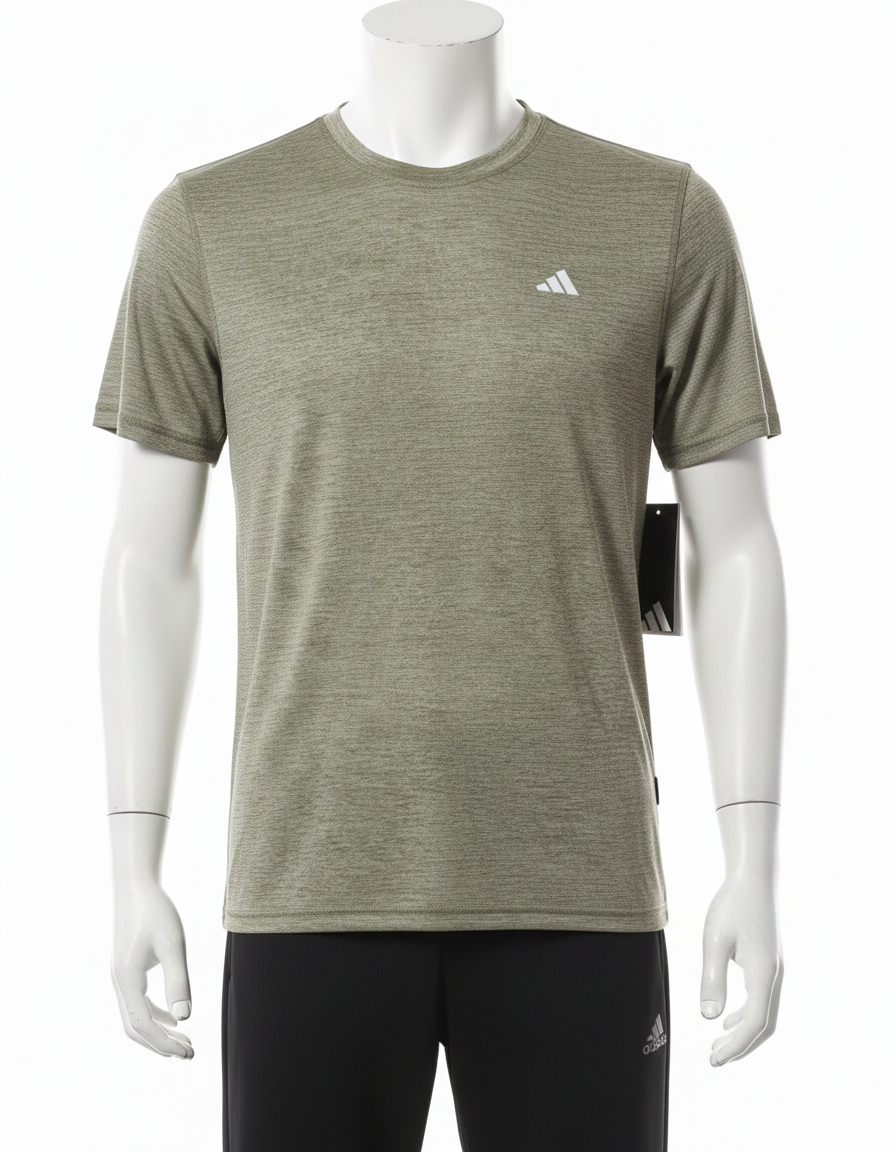 Camiseta Deportiva Adidas Performance – Verde Jaspeado