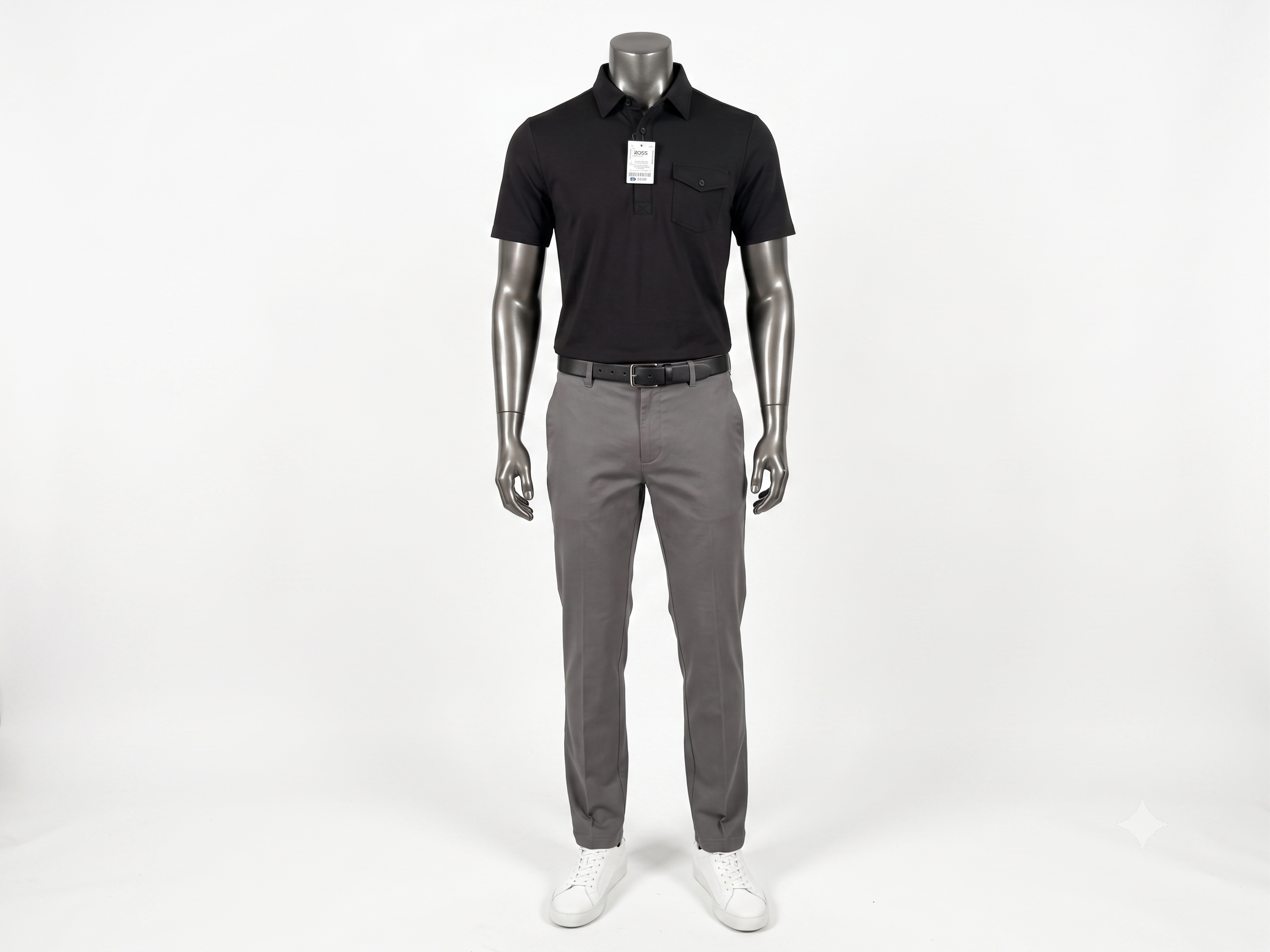 Playera Tipo Polo Kenneth Cole Utility Pocket – Sofisticación Casual & Diseño Funcional