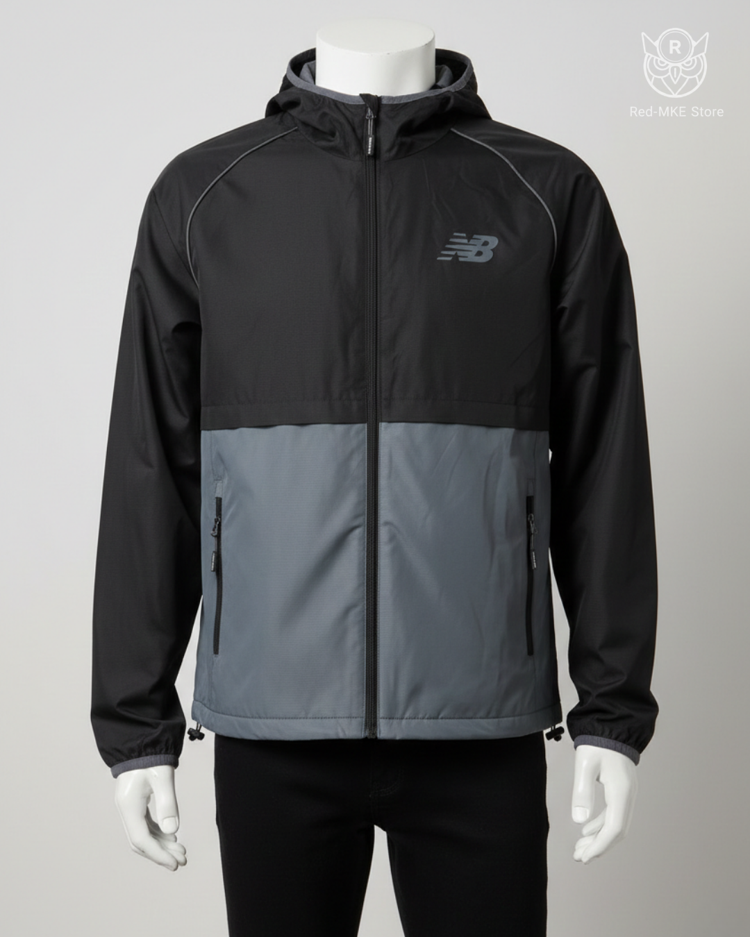 Jacket Gris y Negro