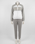 Jacket blanco con gris