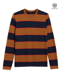 Sweater Mostaza con Azul