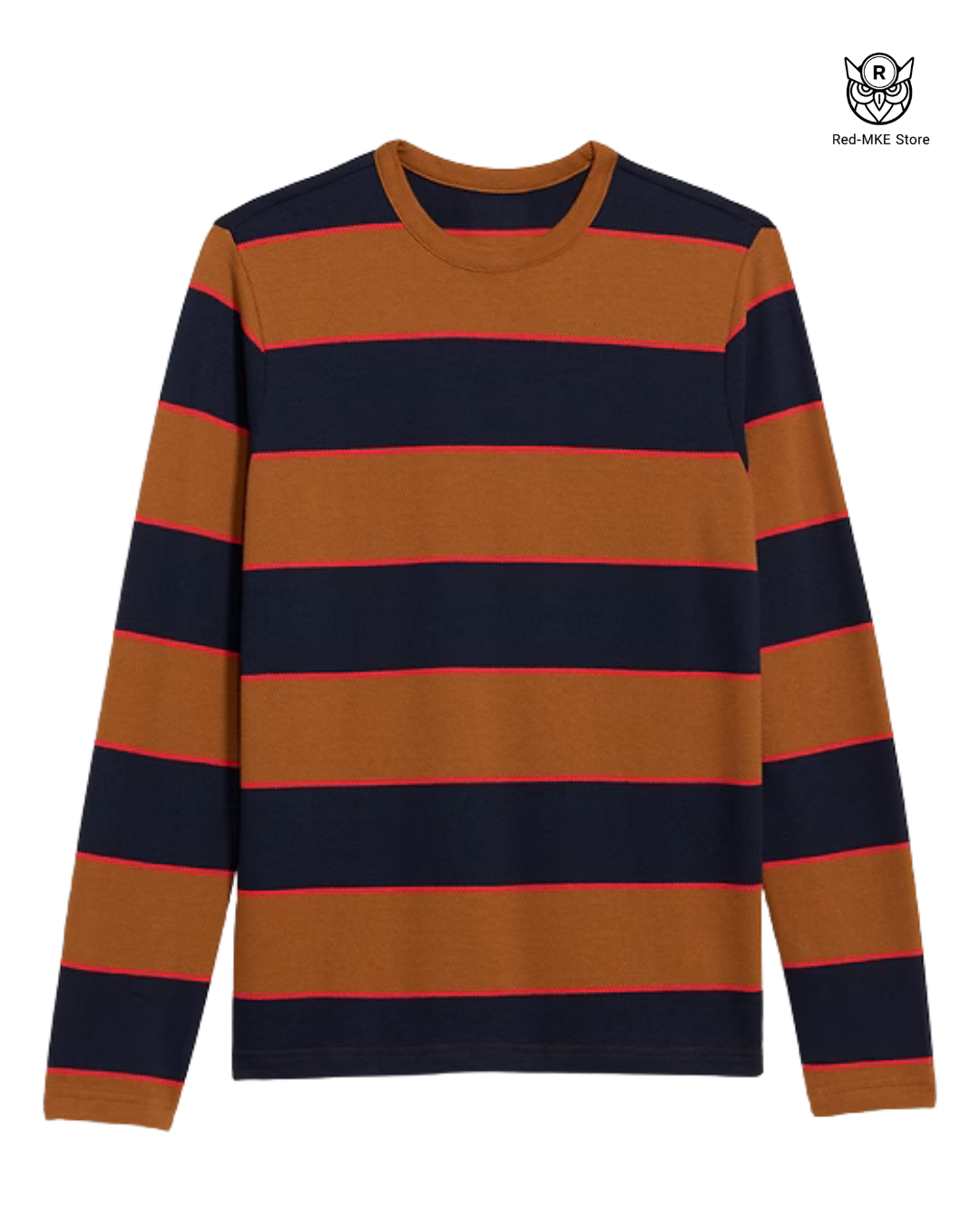Sweater Mostaza con Azul