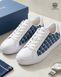 Tennis blanco con azul
