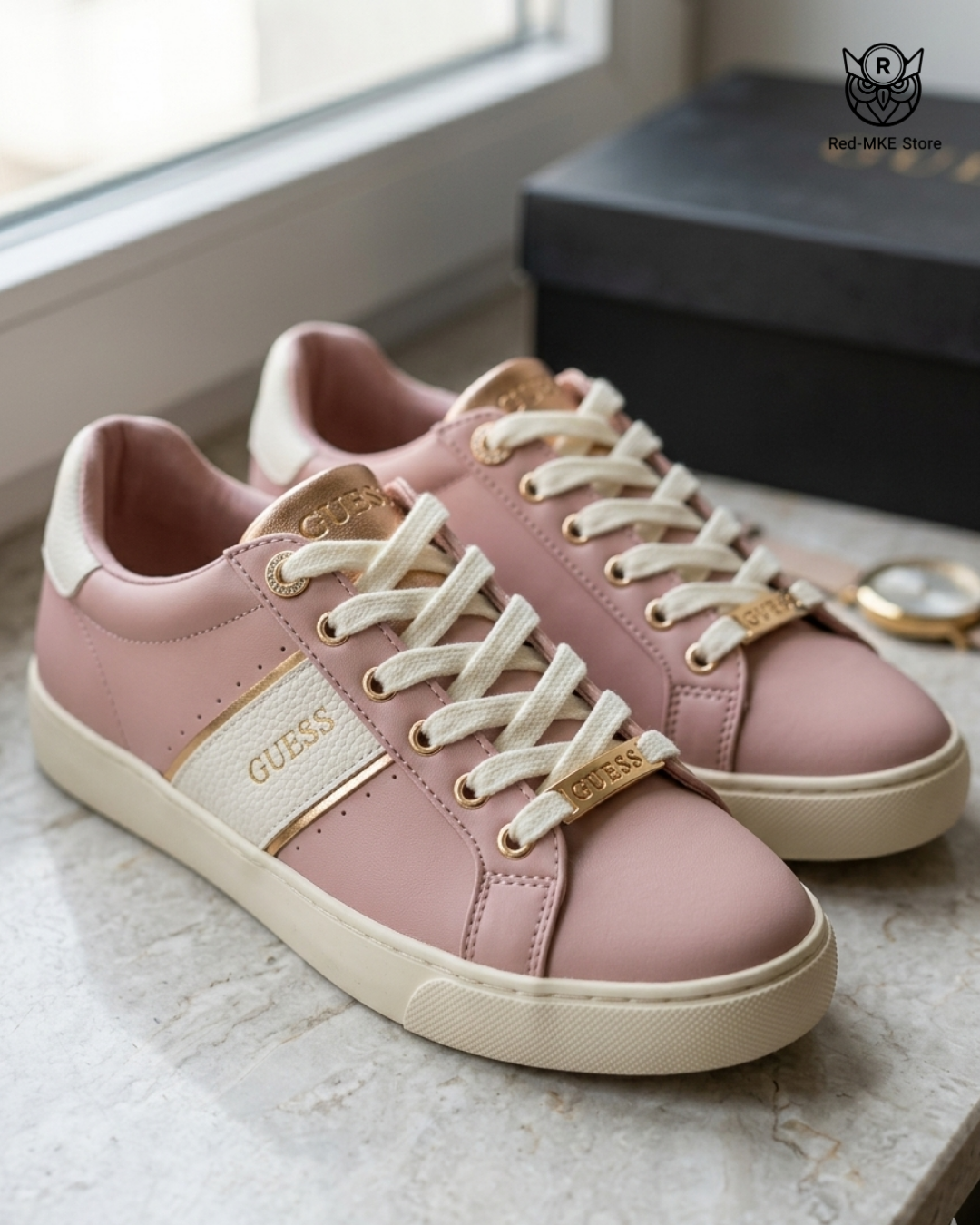 Tennis rosadas guess
