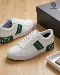 Tennis blancas con verde